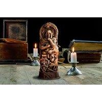 Handcrafted Resin Nordic Gods Decorative Statue - Modern Mythology Home Decor, 25cm