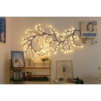 144 Led Branch Rattan Table Light - Warm White, Flexible Usb Fairy Lamp
