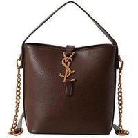 Unisex Designer Vegan Leather Tote Bag - Convertible Satchel, Multiple Compartments, Brown or Black