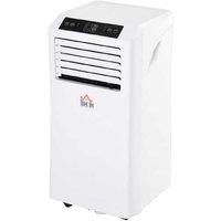 Portable Abs Air Conditioner With Remote, White
