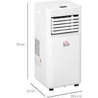 4-In-1 Portable Air Conditioner Fan Remote Led Summer