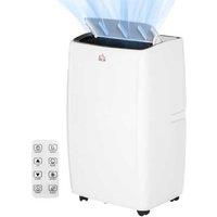 Mobile Ac Dehumidifier Sleep Mode Timer Wheels 40M