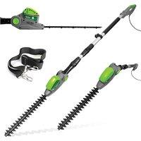 Gracious Gardens 550W Telescopic Pole Hedge Trimmer