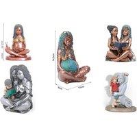 Mother Earth Resin Garden Ornament - Handmade, 3 Sizes, Outdoor Decor