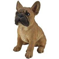 Weather-Resistant Polyresin French Bulldog Garden Ornament