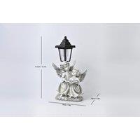 Solar LED Garden Path Lights - Weatherproof Resin Figures, Outdoor Lighting