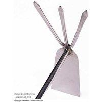 Garden Stainless Steel Hand Hoe & Rake - Ergonomic & Durable
