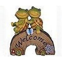 Solar Powered Turtle Garden Ornament - Weather-Resistant Resin Outdoor Decor Sculpture