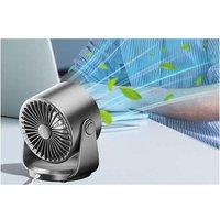 Digital Rechargeable Table Fan - Ultra Quiet & Wall Mountable With Adjustable Wind Speed