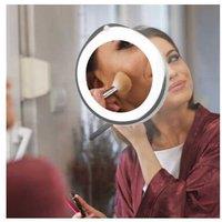 10X Magnifying Rotatable Makeup Mirror With Led Lights