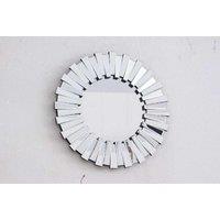 60Cm Decorative Round Sunburst 3D Wall Mirror