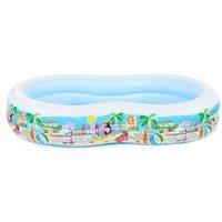 Intex Inflatable Swim Centre Paradise Pool - Family Fun Water Play