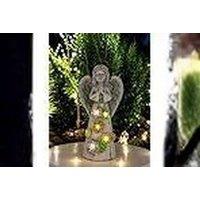 Solar-Powered Garden Memorial Angel Statue Led Light - Outdoor Decor