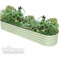 Original Veggie Bed Sage Green Raised Planter - Durable Steel, 1 or 2 Pack