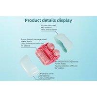 Professional Dual-Action Mini Ice Roller For Skincare & Body - Reusable, Hygienic, Travel-Friendly (Blue Or Pink)