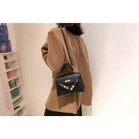 Unisex Black Designer Inspired Nspired Crossbody Square Satchel Bag - 4 Colours!