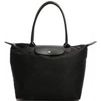 Unisex Brown Lightweight Nylon Tote Handbag - Designer-, Spacious, 4 Colours