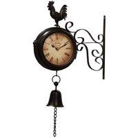 Wall Mounted Metal Rooster Clock