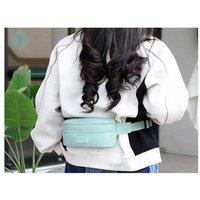 Unisex Purple Women'S Sport Waist Fanny Bag With Adjustable Belt