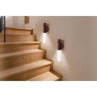 Usb Rechargeable Motion Sensor Led Night Light - Energy Efficient, Easy Install, Modern Wood Finish