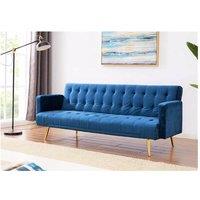 Larnaca Plush Velvet Sofabed- 3 Colours