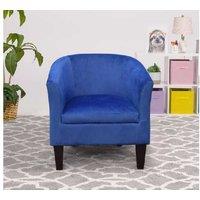 Brushed Velvet Tub Chair- 3 Colours