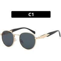 Unisex Brown Unisex Metal Frame UV400 Protection Sunglasses - Designer , Lightweight, 3 Styles