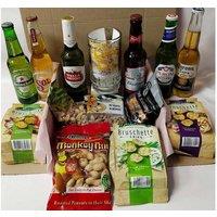 'Reserved For Dad' Beer & Snacks Hamper With A Personalised Pint Tankard Glass !
