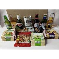 'Awesome Dad' Beer & Snacks Gift Hamper With Personalised Pint Glass !