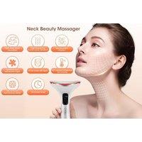 Beauty Electricals: Microcurrent Neck Massager With Led Light Therapy - 3 Modes, 4 Colours, Skin-Firming Technology