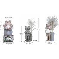 Solar Led Garden Animal Ornaments - Weatherproof Decorative Lighting