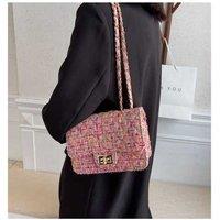 Unisex White Designer Inspired Chain Bag For Women - Chic And Versatile!
