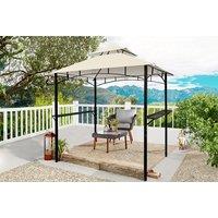 Steel Outdoor BBQ Gazebo - Dual-Tier Weather-Resistant Shelter