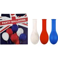 12, 24 Or 36 Party Balloons, Red White & Blue - 30Cm Large
