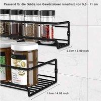 2-Pack Wall-Mounted Spice Racks