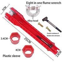 8-In-1 Multi-Purpose Faucet Wrench Tool