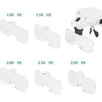 Hands Free Magnifying Glasses With 2 Led Lights