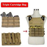 Triple Mag Pouch Tactical Magazine Holder- 4 Colours