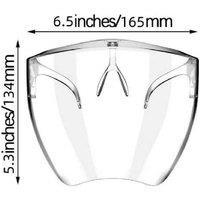 Clear Face Shield Anti-Fog Protective Eyewear- 4 Colours