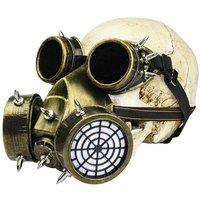 Unisex Black Retro Steampunk Gas Mask For Cosplay