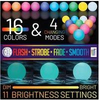 40Cm Led Glowing Beach Ball For Parties - Waterproof & Durable