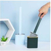 Flexible Toilet Cleaning Brush With Rubber Head- 4 Colours