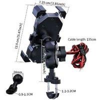 Wireless Motorcycle Phone Holder