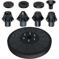 3W Solar Fountain Pump With 8 Replacement Nozzles