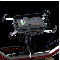 2-In-1 Motorcycle Wireless Charger And Mount