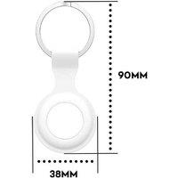 Round Rubber Key Chain- 3 Colours