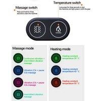 Unisex Black Usb Heated Winter Smart Scarf