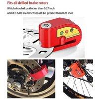 Disc Brake Lock With 110Db Alarm - Secure Your Ride