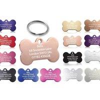 Premium Personalised Bone Dog Tag - Custom Engraving & Colour Choice