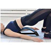 Four-Level Back Support Stretcher & Lumbar Fitness Massager - Relieve Back Pain, Improve Posture, Portable Health Device